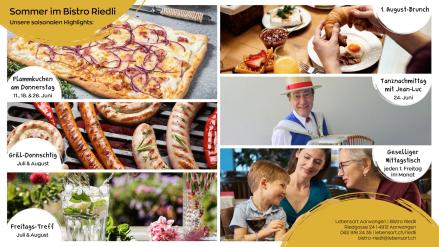 Fruehling im Bistro Riedli