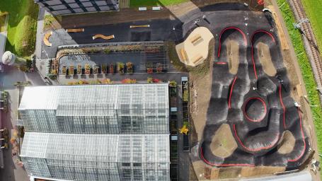 Luftaufnahme Pumptrack Bärau