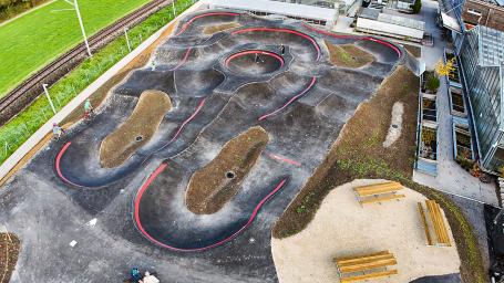 Luftaufnahme Pumptrack Bärau